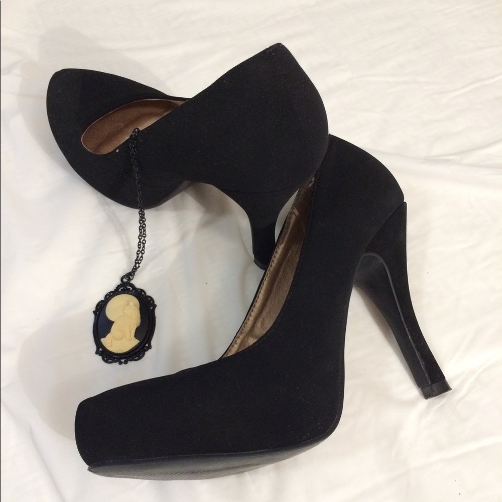 Rue 21 etc! Black pumps heels shoes 6/7